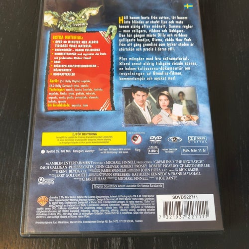 Gremlins 2: Det nya gänget (DVD)