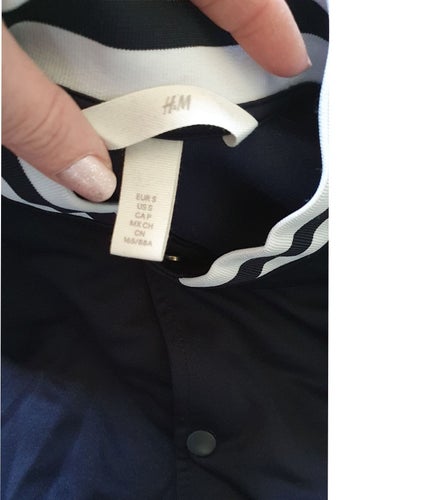 H&M blå jacka/tröja, stl S