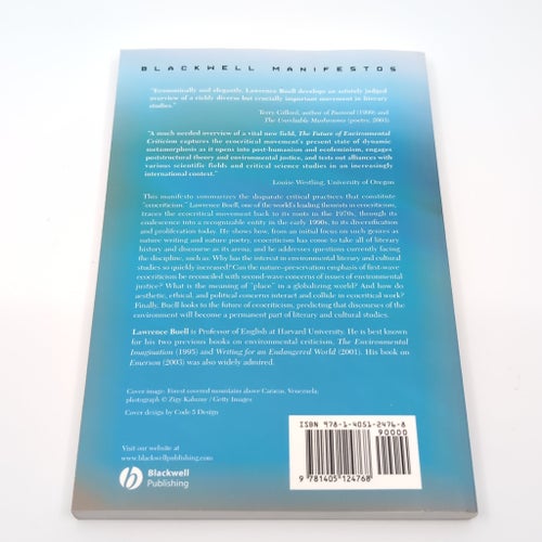 The Future of Environmental Criticism av Lawrence Buell