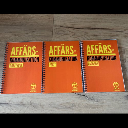 Affärskommunikation Arbetsbok, Facit, Lärobok av Thelin Förlag