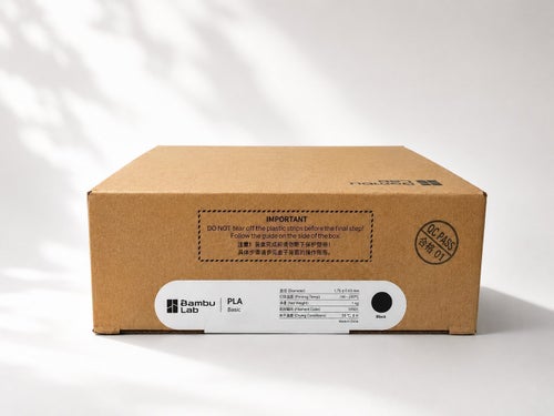 Bambu Lab PLA Basic Black/Svart 1.75mm 1kg Filament. REFILL