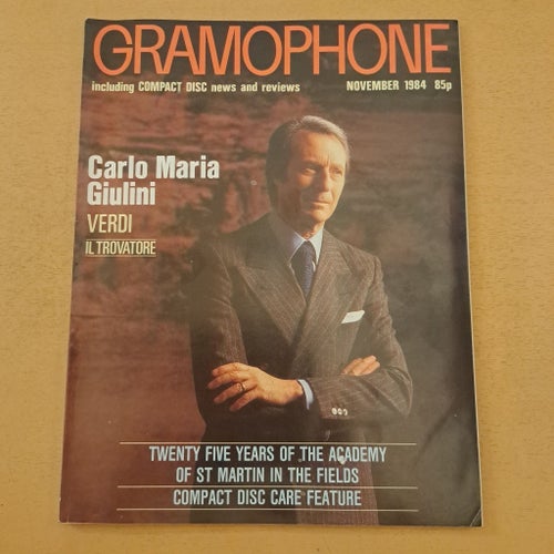 GRAMOPHONE inklusive COMPACT DISC news and reviews November 1984