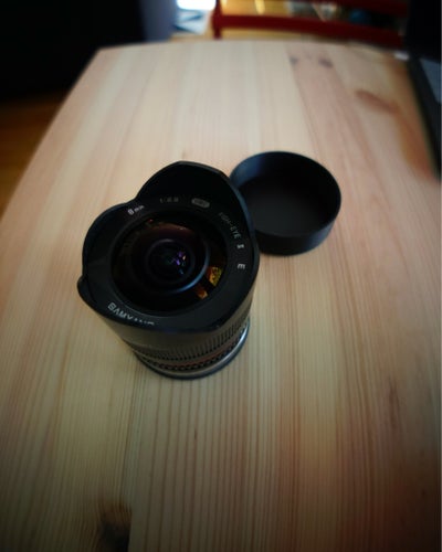 (sony E mount) Samyang 8mm f 2.8 II Fisheye objektiv