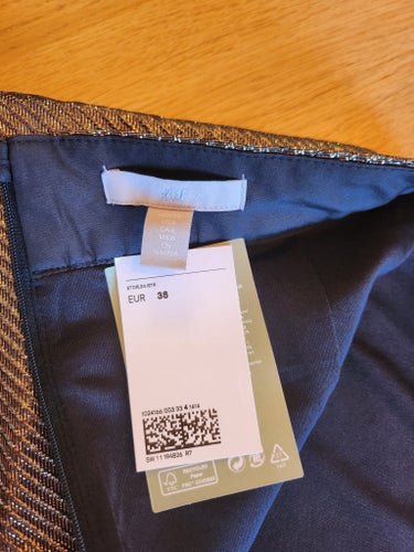 H&M guldkjol, storlek 38
