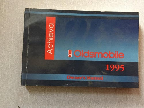 1995 Oldsmobile Owners Manual Achieva