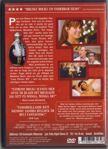 LOVE POTION #9 - DVD (Sandra Bullock)