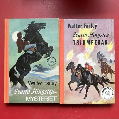 SVARTA HINGSTEN MYSTERIET + SVARTA HINGSTEN TRIUMFERAR Walter Farley