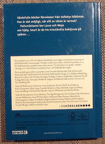 Lasse Majas Detektivbyrå Biblioteksmysteriet Martin Widmark