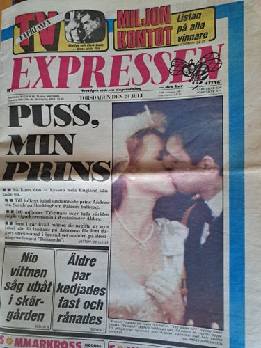 Expressen Lösnummer från 1986