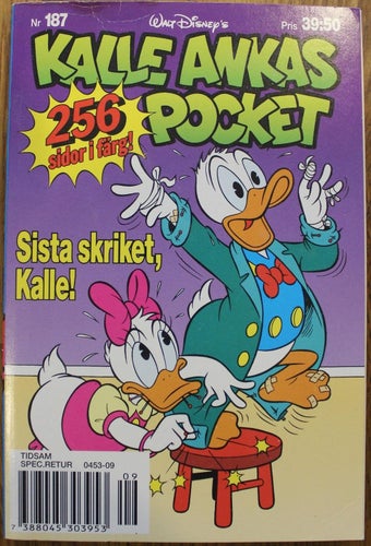KALLE ANKA POCKET NR 187 1995