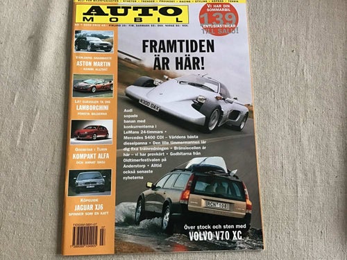 AUTOMOBIL NR 7 2000 MERCEDES S400 CDI,JAGUAR XJ6,KAMALA,ASTON MARTIN,VOLVO V70