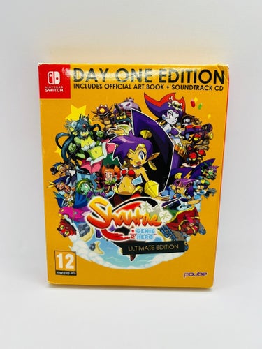 Shantae Half Genie Hero Ultimate Edition Day One Switch CIB COMPLETE BOX MANUAL