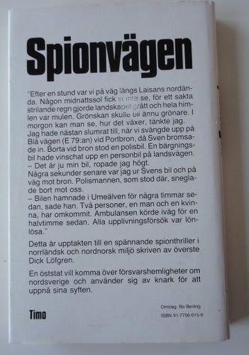 Spionvägen av Dick Löfgren, 1979