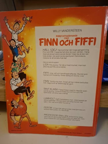 Finn och Fiffi Piraternas skatt av Willy Vandersteen, 1977