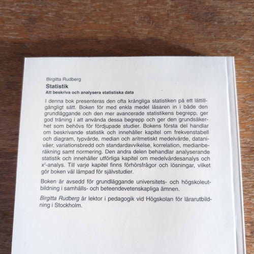 Statistik av Birgitta Rudberg