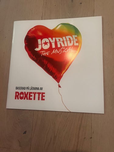 Roxette Joyride The Musical Programbok Per Gessle