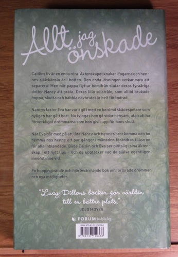 Lucy Dillon Allt jag önskade Inbunden Nyskick!