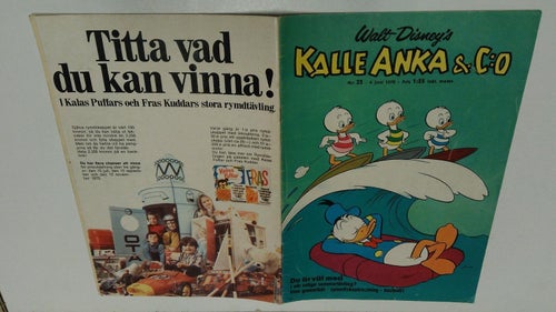 Kalle Anka 1970 nr 23 med samlarbilder: djurbilder nr 18, 19