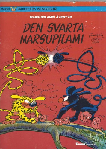 Spirou Marsupilami Den Svarta skick vg