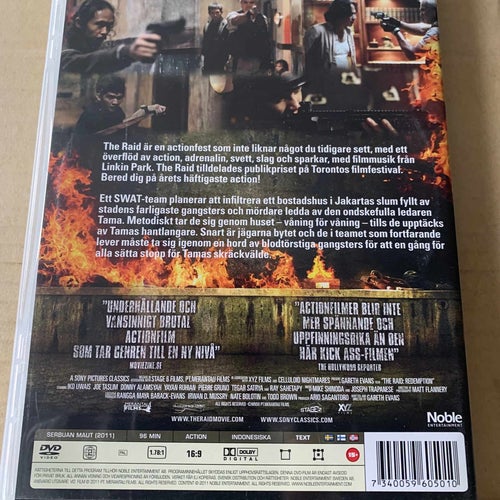 The Raid, Dvd