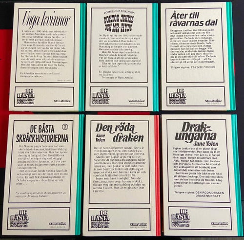(430) Gamla-6 st WAHLSTRÖMS ungdomsböcker