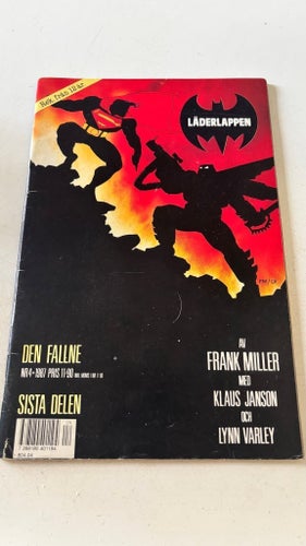 Läderlappen: Den Fallne Sista Delen av Frank Miller, Klaus Janson och Lynn