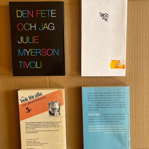 Skönlitteratur – 4 böcker: Jayne Anne Phillips, Julie Myerson m.fl.