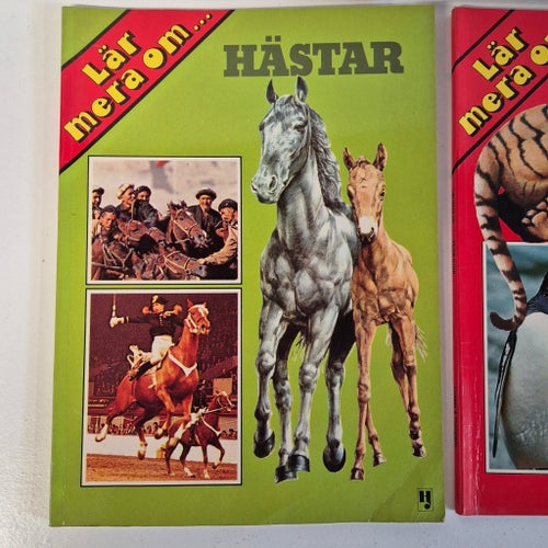 Lär mera om... Hästar & Vilda djur. Av Intercontinental Book Productions, 1977