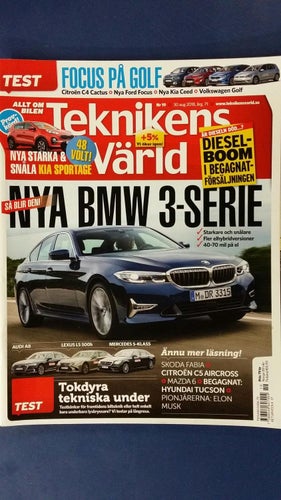 Teknikens Värld nr 19 2018: Audi A8 L 50 TDI, Lexus LS 500h, Mercede S 400 d