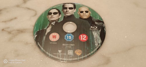 The Matrix Reloaded m. Keanu Reeves och Laurence Fishburne på Blu-ray