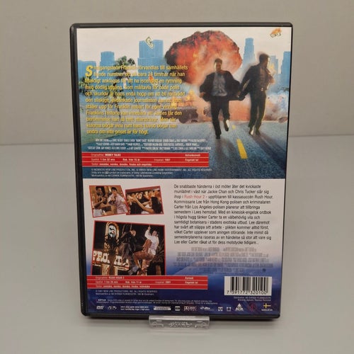 Money Talks & Rush Hour 2 - Region 2, DVD-Film, Svensk text, Fint skick
