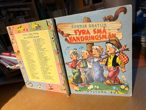 FIB:s gyllene bok 115 fyra små vandringsmän Gunnar Bratlie