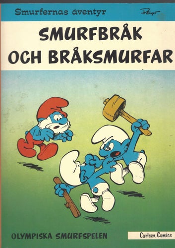 Smurfernas Äventyr Smurfbråk och Bråksmurfar skick vf