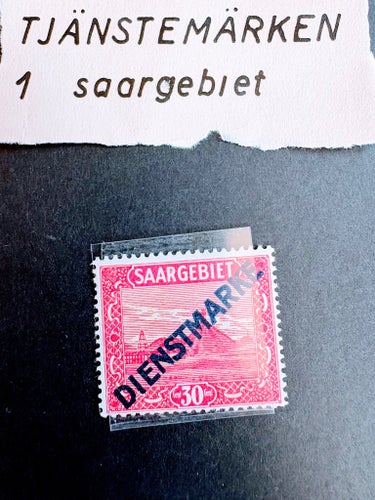 Saargebiet | Tjänstefrimärken | Mint hinged (MH)
