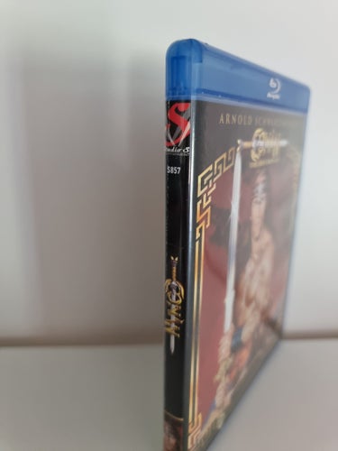 Conan 2 the Destroyer (1984 svensk Blu-ray!) Arnold Schwarzenegger, Grace Jones