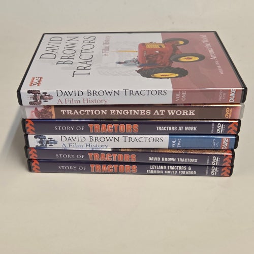 Paket 6 st DVD om traktorer