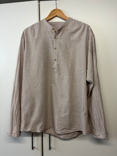 Jack & Jones beige skjorta, storlek XXL