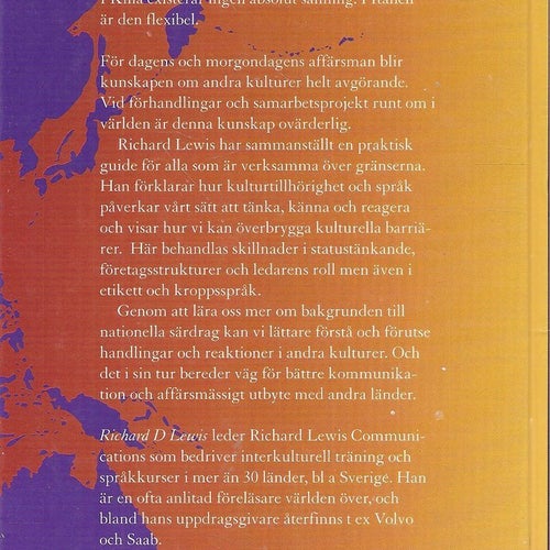 När kulturer krockar : arbeta och verka över gränserna.