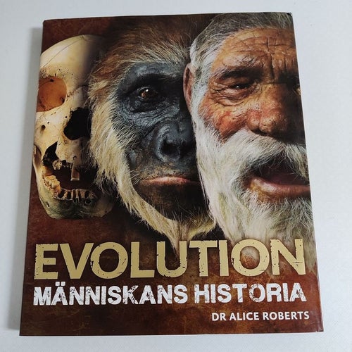 Evolution : människans historia av Alice Roberts (inb) stort format häftigt illu