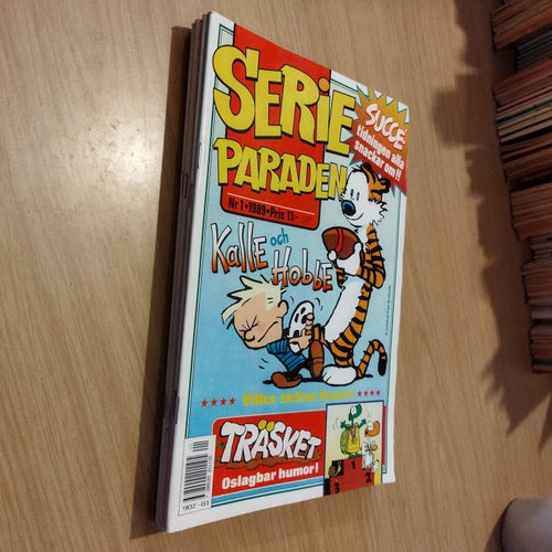 Samling Serieparaden 1989 flera nummer styck