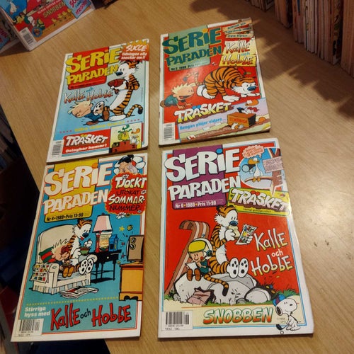 Samling Serieparaden 1989 flera nummer styck