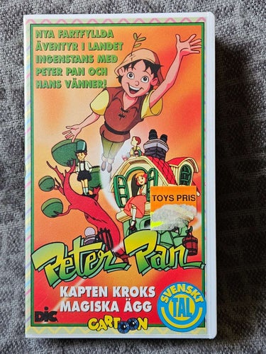 PETER PAN : KAPTEN KROKS MAGISKA ÄGG - SVENSK TAL - VHS .