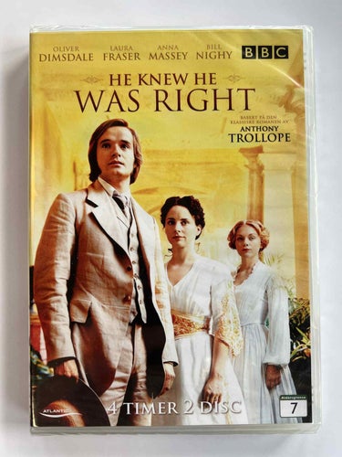 He knew he was right (2004) BBC 2-disc DVD NY Inplastad!