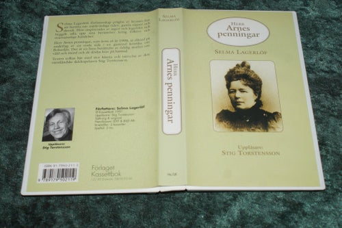 TALBOK KASSETTBOK KASSETTBAND HERR ARNES PENNINGAR KLASSIKER SELMA LAGERLÖF