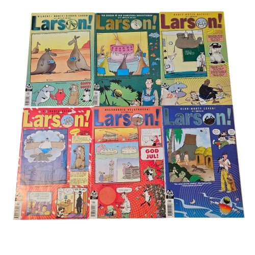 Larson! Serietidningar - 12 st 2003-2004