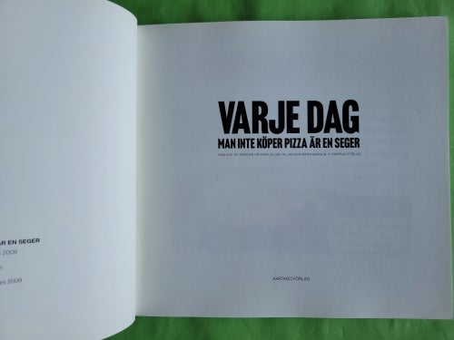 Varje dag man inte köper pizza är en seger - Berglin klassiker