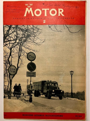 Motor nr 2, 1952
