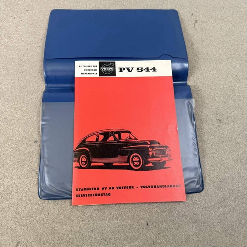 Volvo PV 544 Instruktionsbok Prislista 1963 Manual Fodral Original