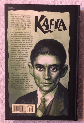 Kafka HC David Zane Mairowitz R. Crumb Kitchen Sink First Edition
