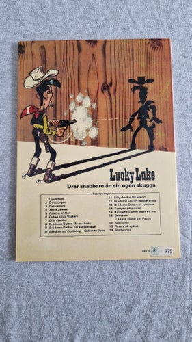 Lucky Lukes äventyr Billy the Kid - Nr. 7 . Första utgåva / tidig utgåva.
